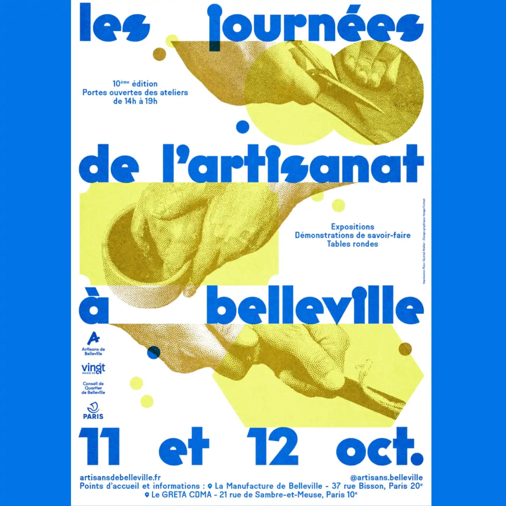 Les journées de l’artisanat à Belleville: 10ème édition