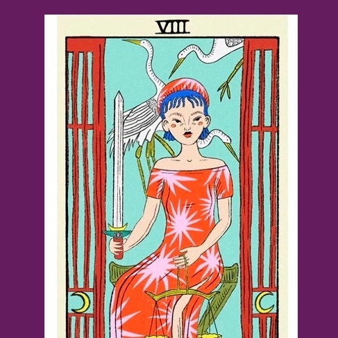 Affiche Tarot de Marseille 21*12- Pauline Féménia