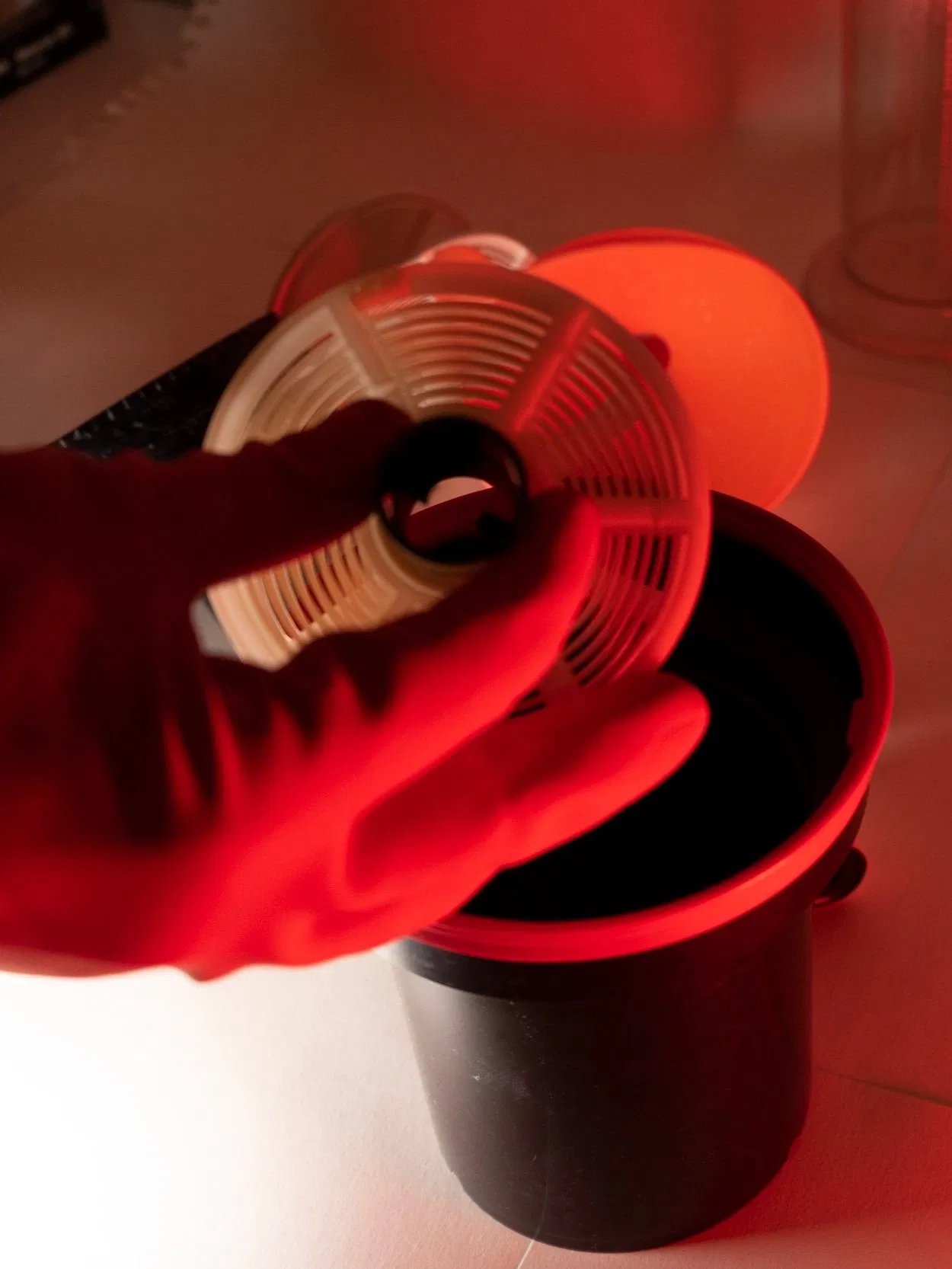 Développement pellicule argentique noir et blanc