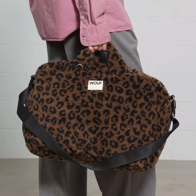 Sac week-end moumoute léopard
