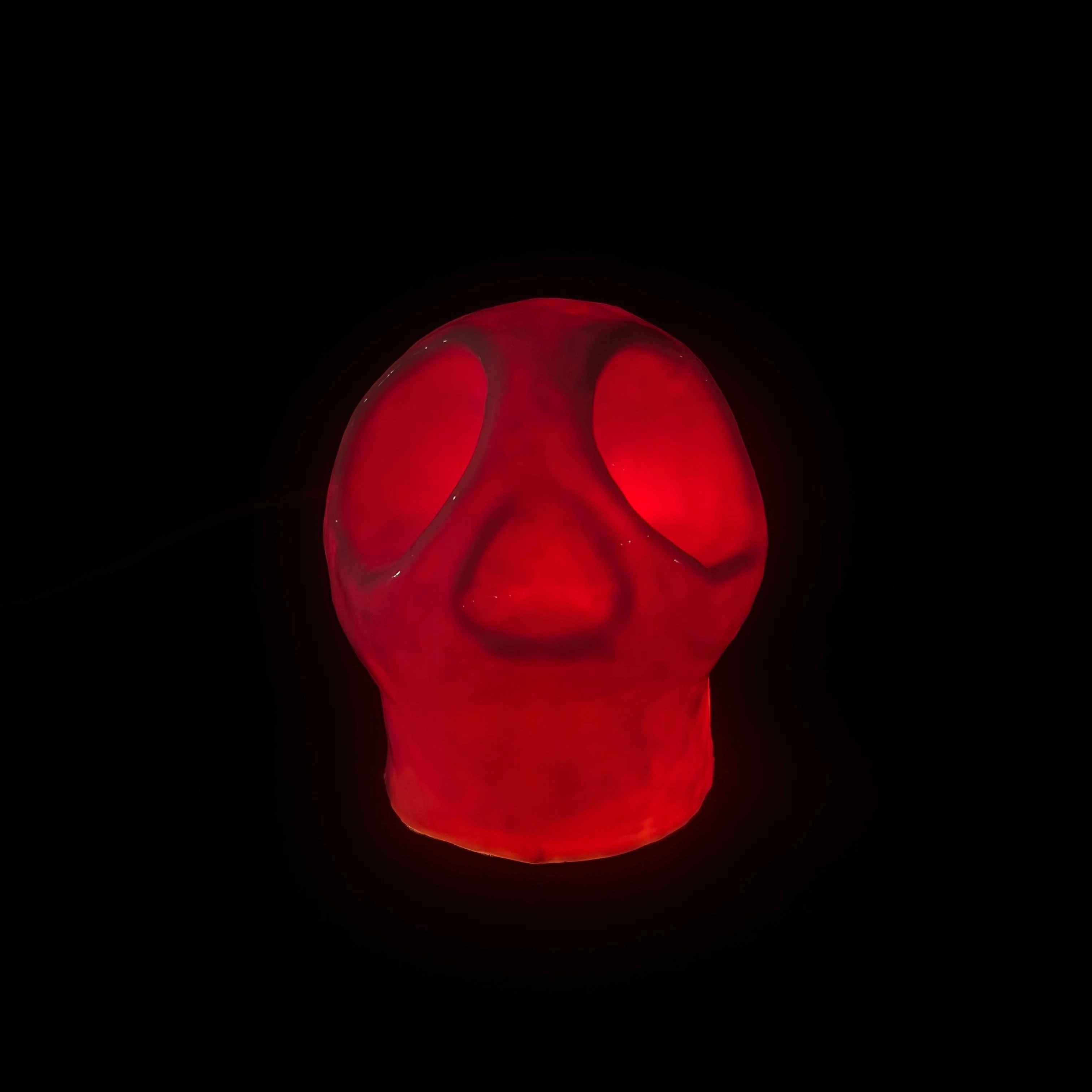 Lampe, porcelaine émaillée, leds, interrupteur