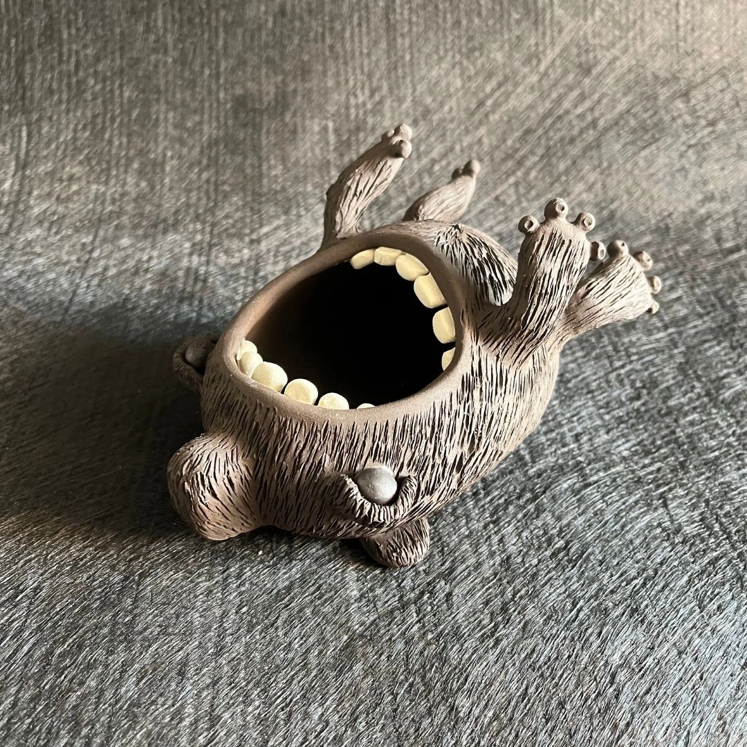 Vide poche modelée à la main en céramique de haute température