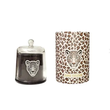 Bougie léopard cloche