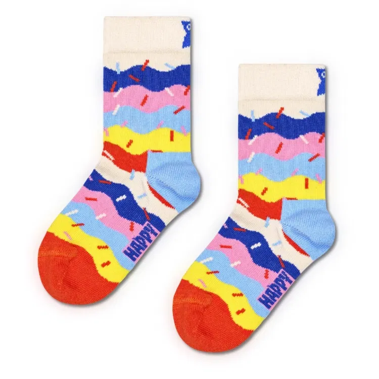 Pack de 3 Chaussettes Gâteau d'Anniversaire 2-3A