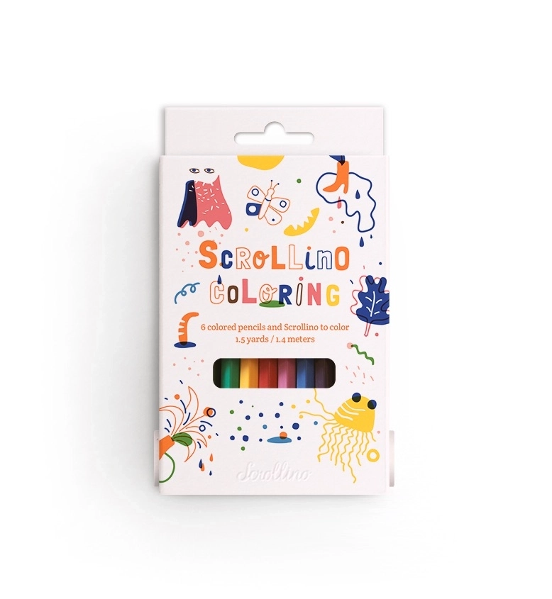 Livre enfants Scrollino coloriage