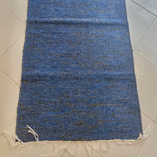 Tapis éco-responsable en chutes de tissu
