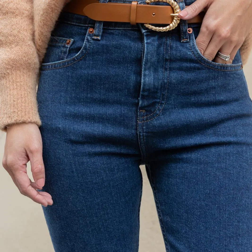 Alice mom jeans - blue denim