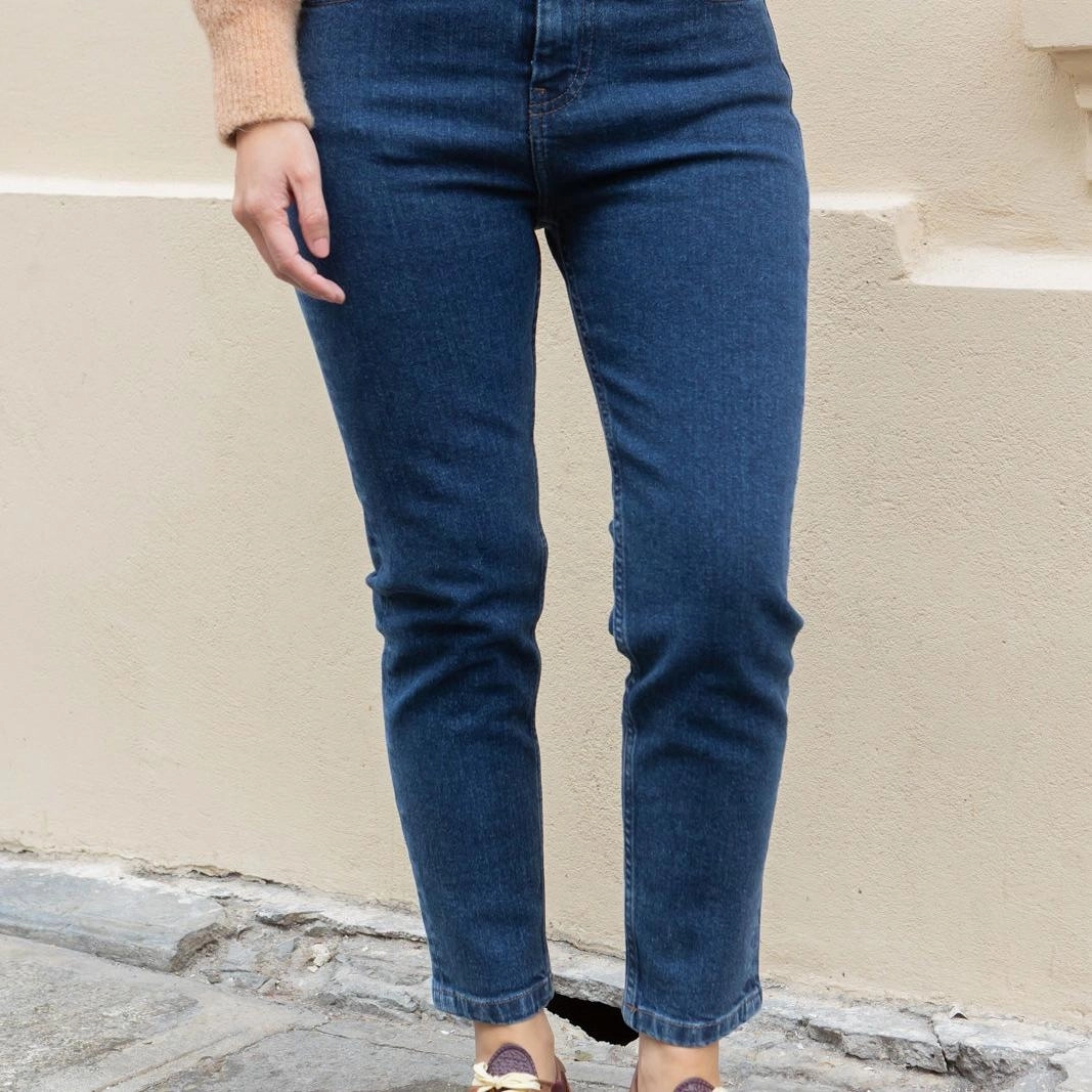 Alice mom jeans - blue denim