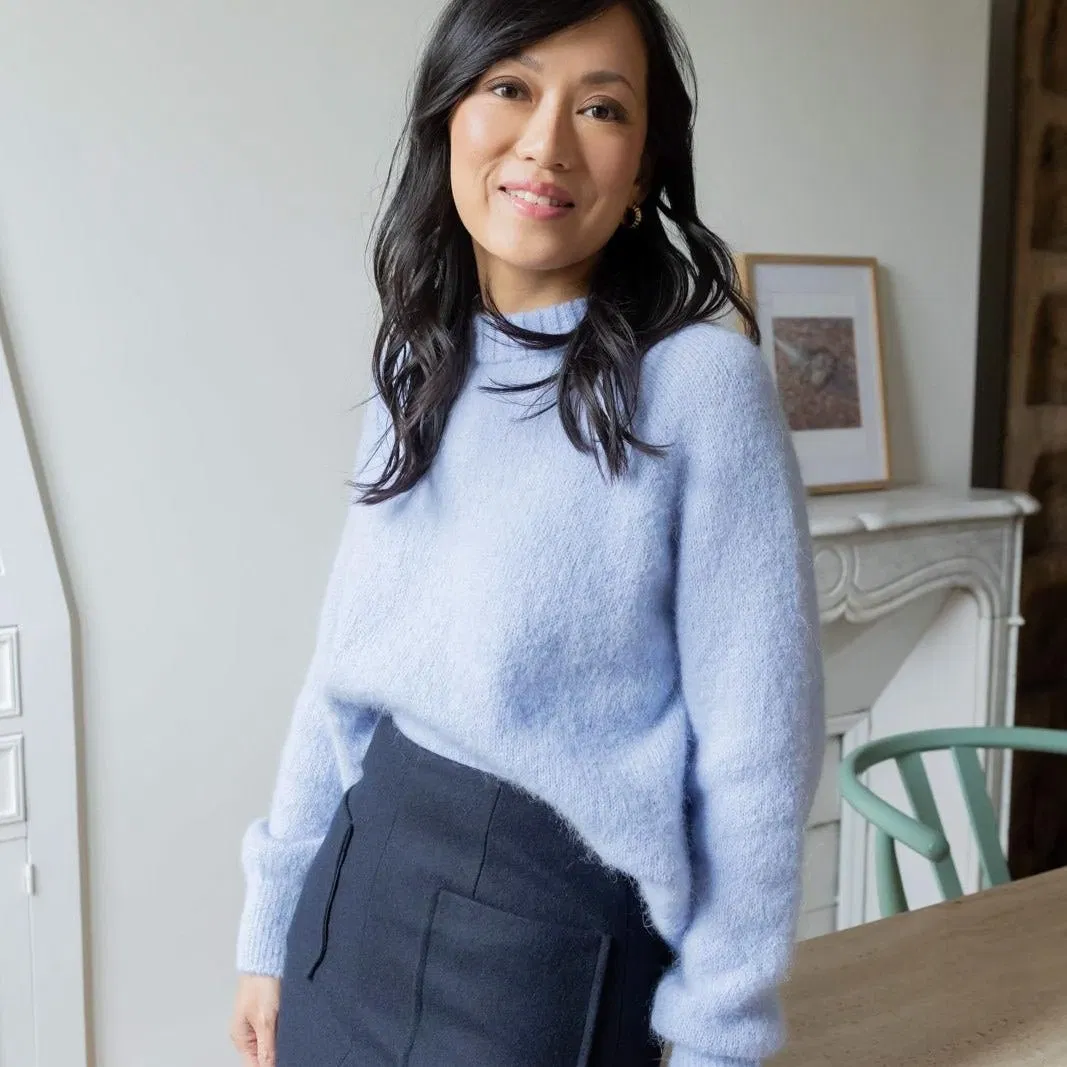 Ilona sweater - lilac blue