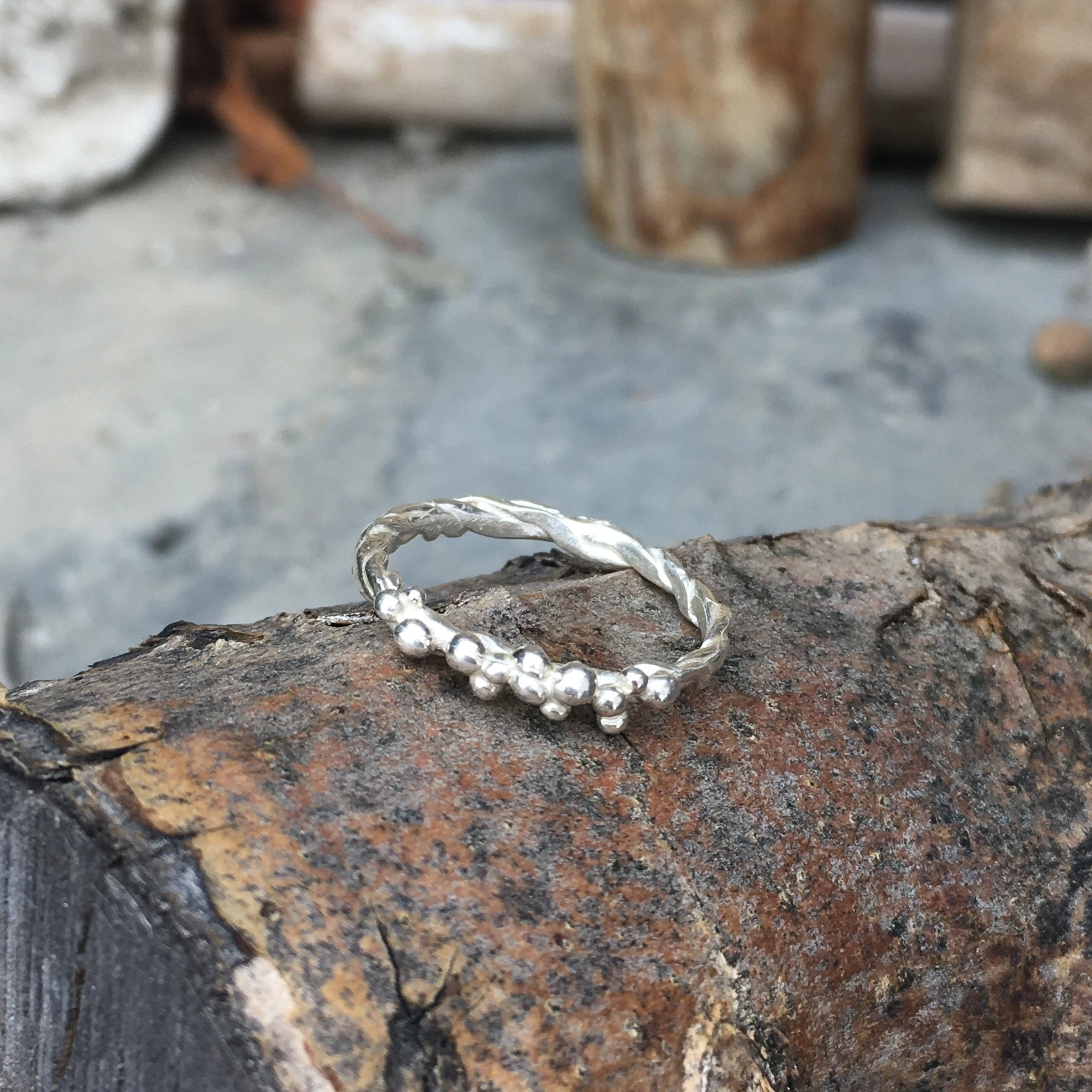 Bague en argent fait-main Paris 20