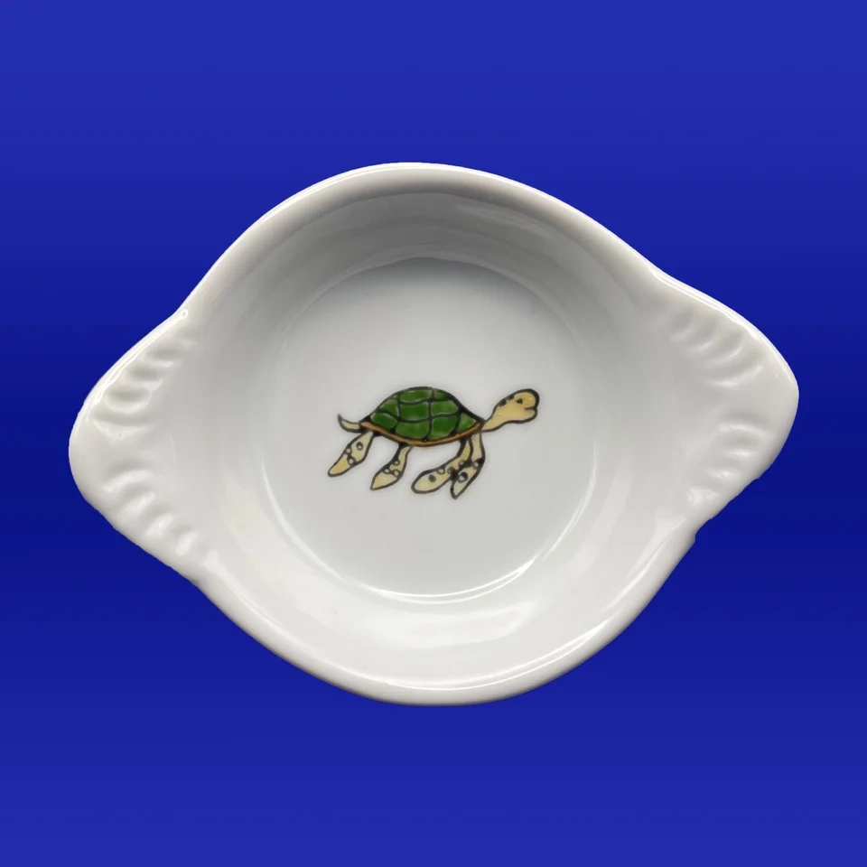 Petit récipient en forme de coeur - Pièce unique peinte à la main - 5 cm