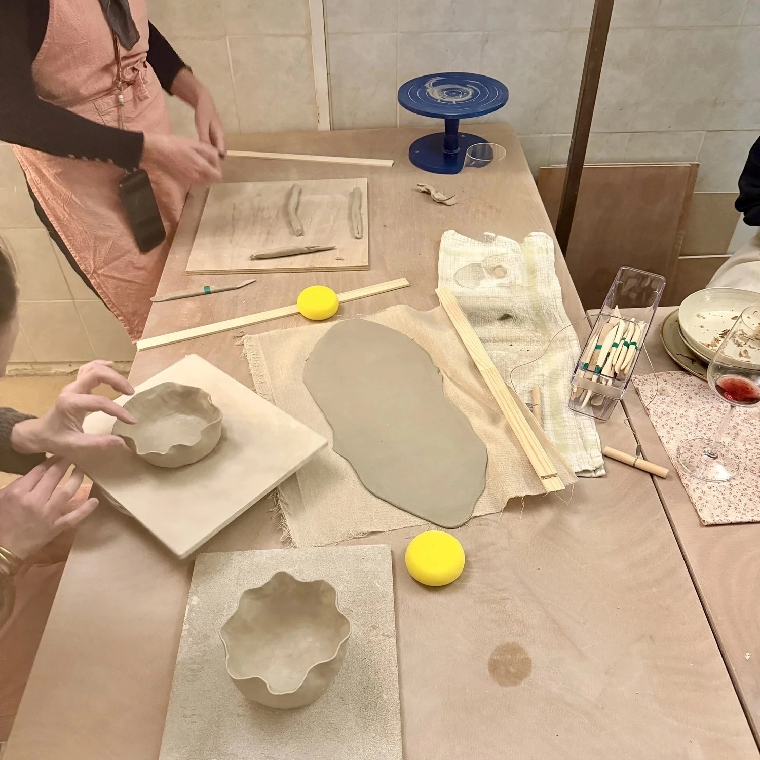 Apéro poterie : atelier céramique entre amis