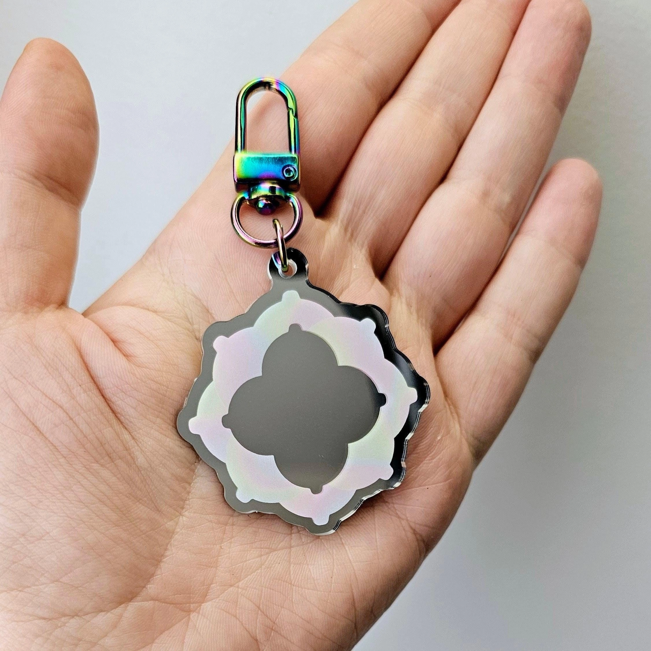 Portes-clés Mandala boobs miroir