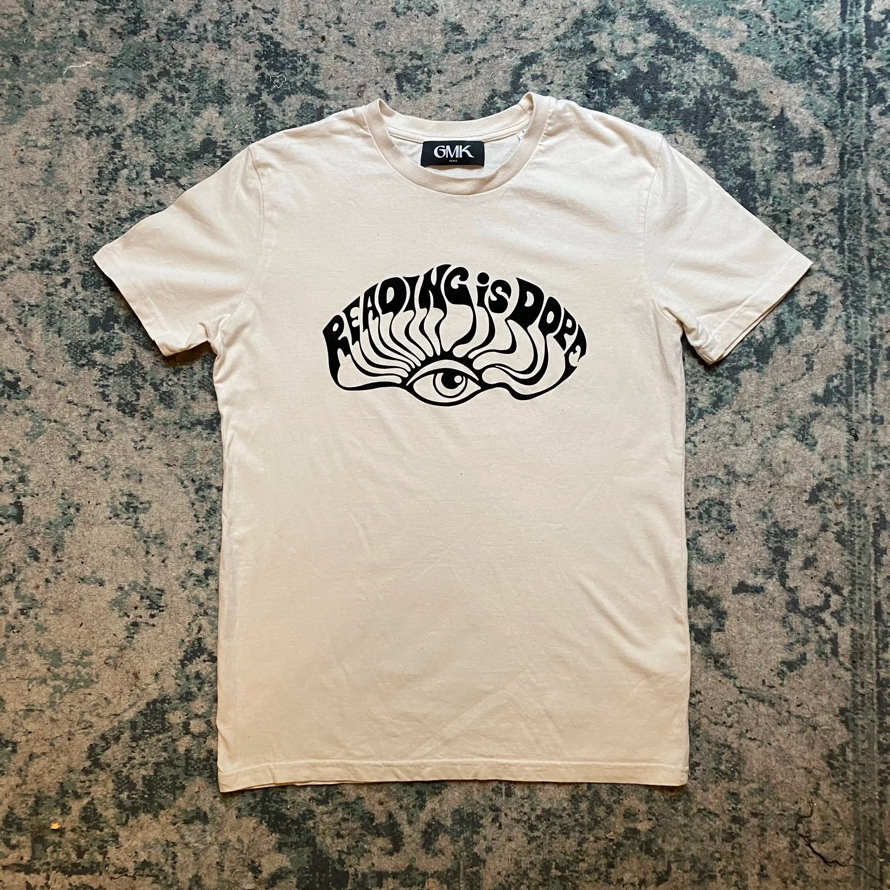 T-shirt "Reading is dope" - Sérigraphie