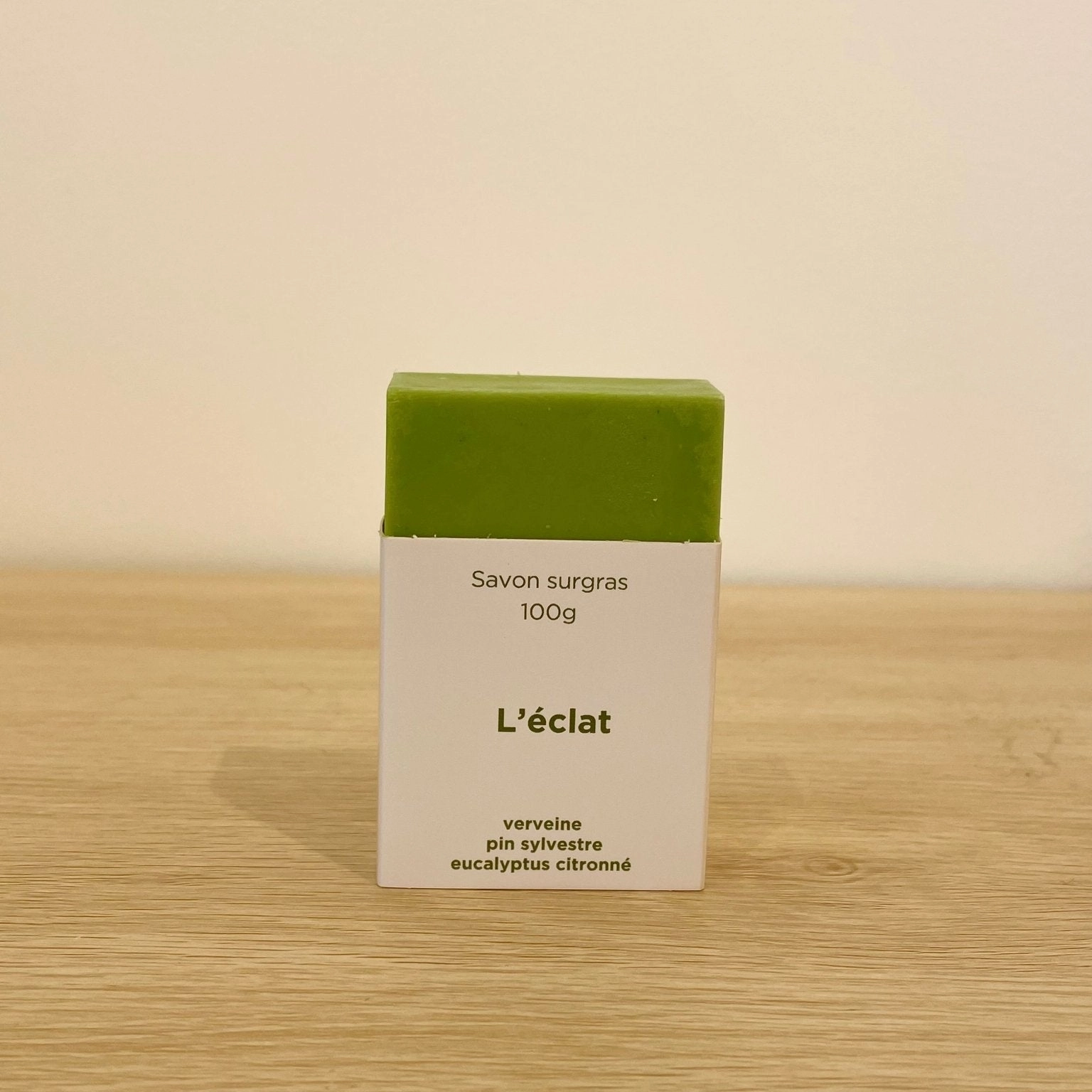 L'éclat, savon surgras à la verveine