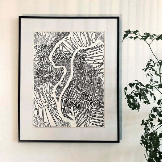 Affiche Lyon et ses quartiers