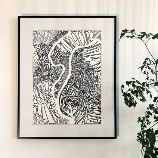 Affiche Lyon et ses quartiers