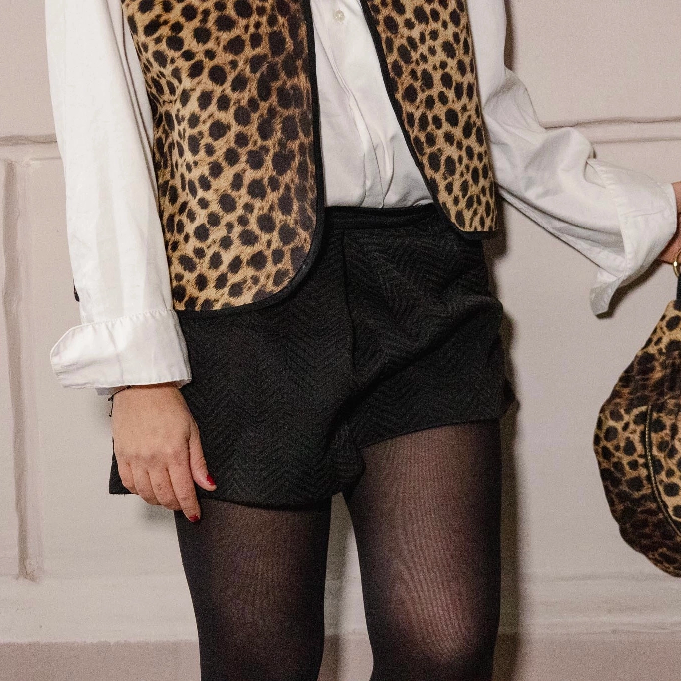 Le Gilet sans manches Léopard