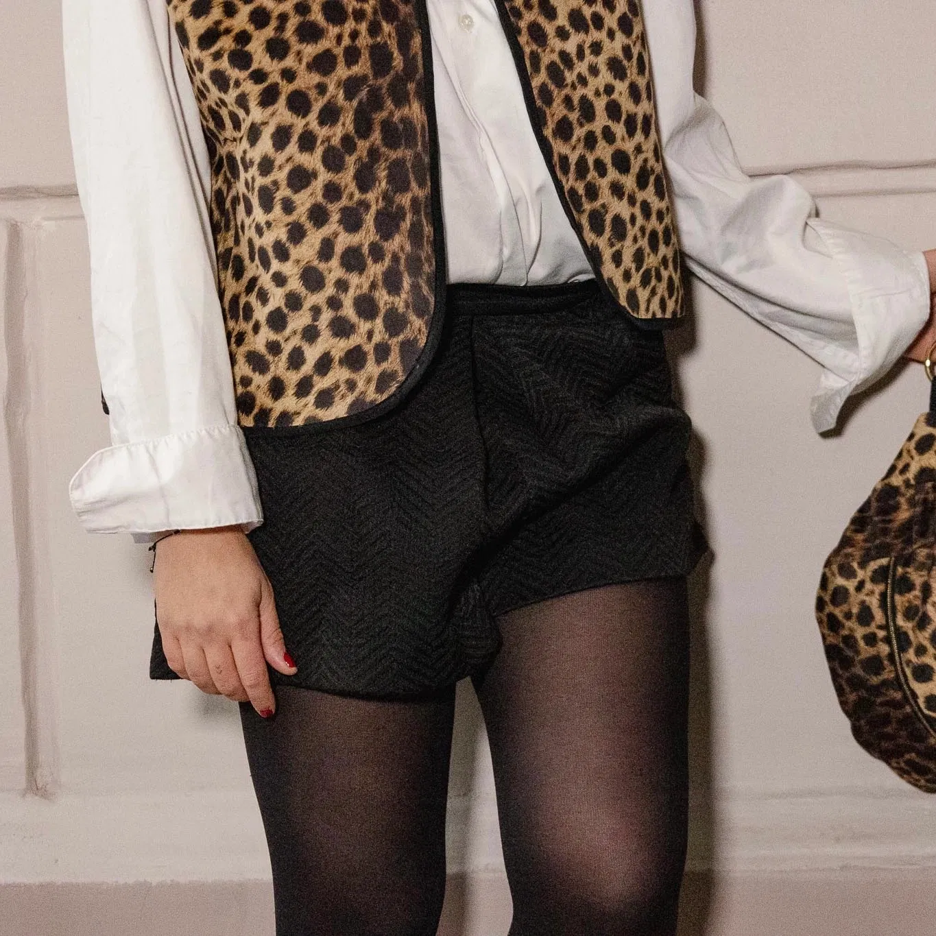 Le Gilet sans manches Léopard