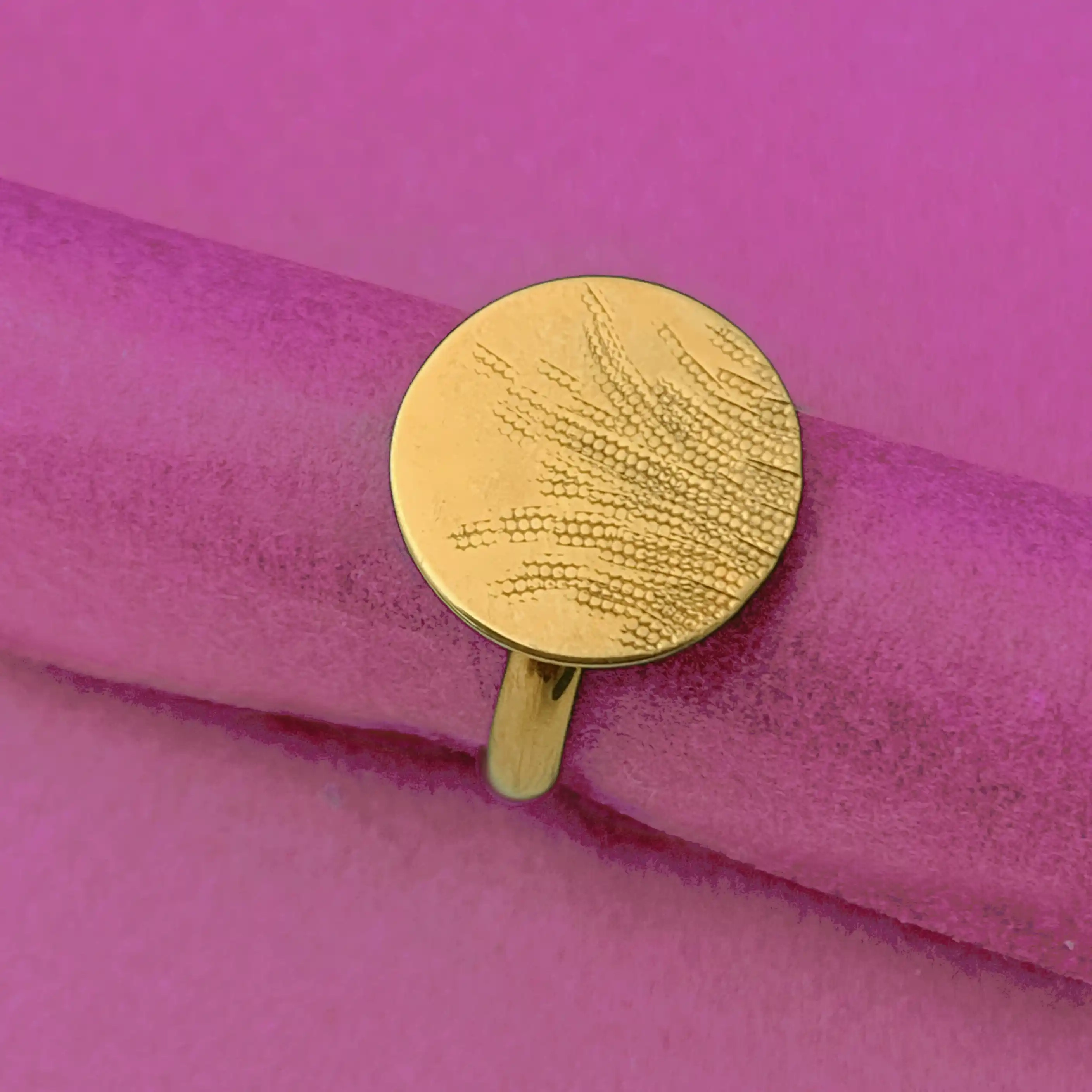 Bague Pastille Empreinte