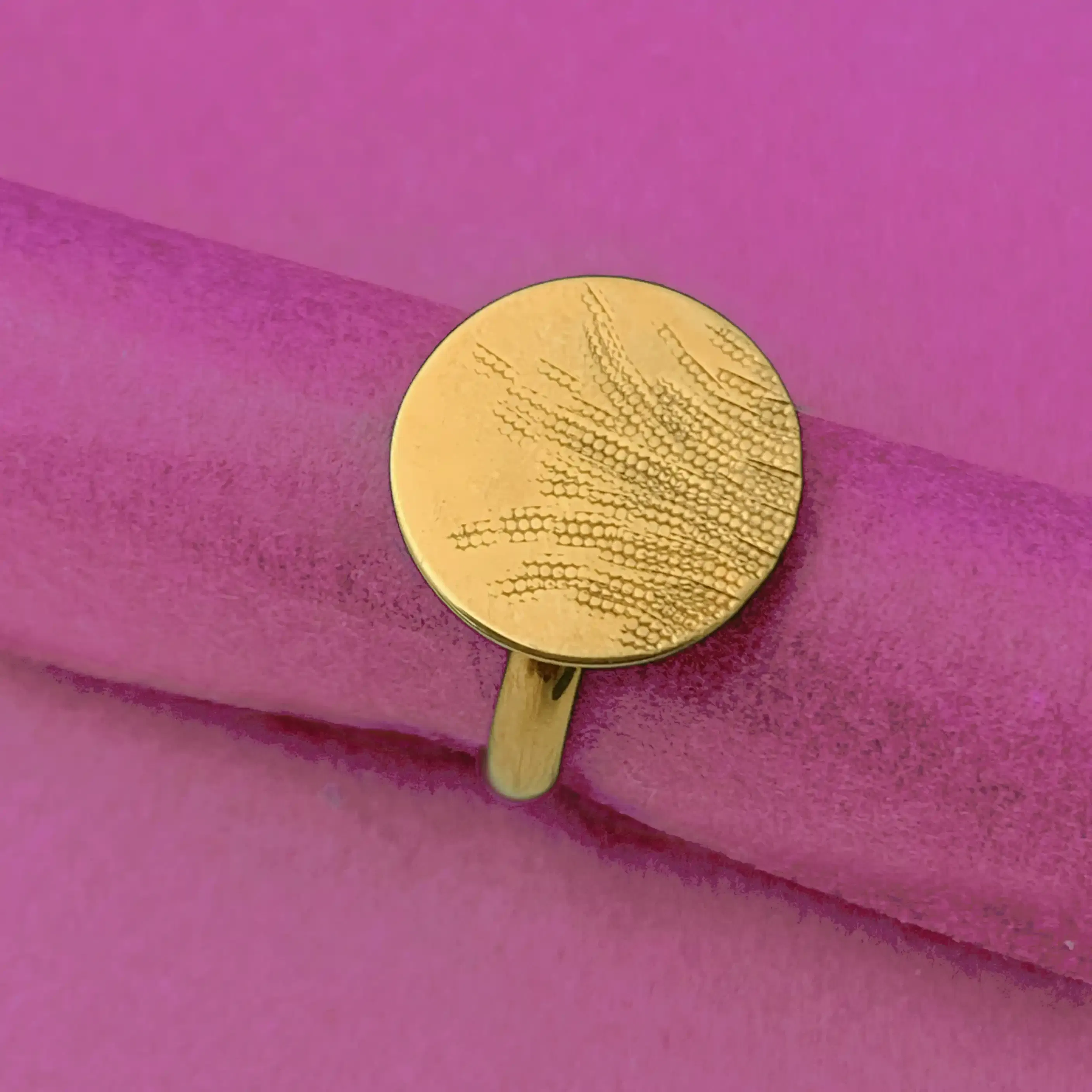 Bague Pastille Empreinte