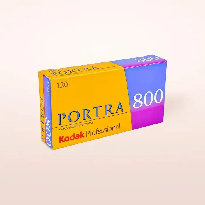Pack 5 films Kodak Portra 800 (120mm) Pro Image Service Paris
