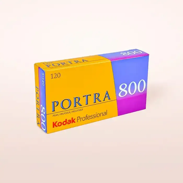 Pack 5 films Kodak Portra 800 (120mm) Pro Image Service Paris