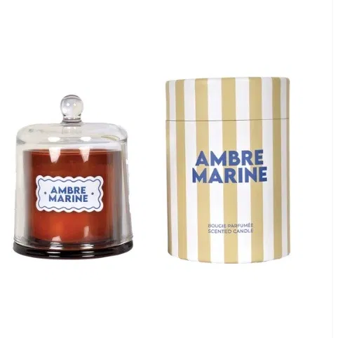 Bougie Ambre marine cloche