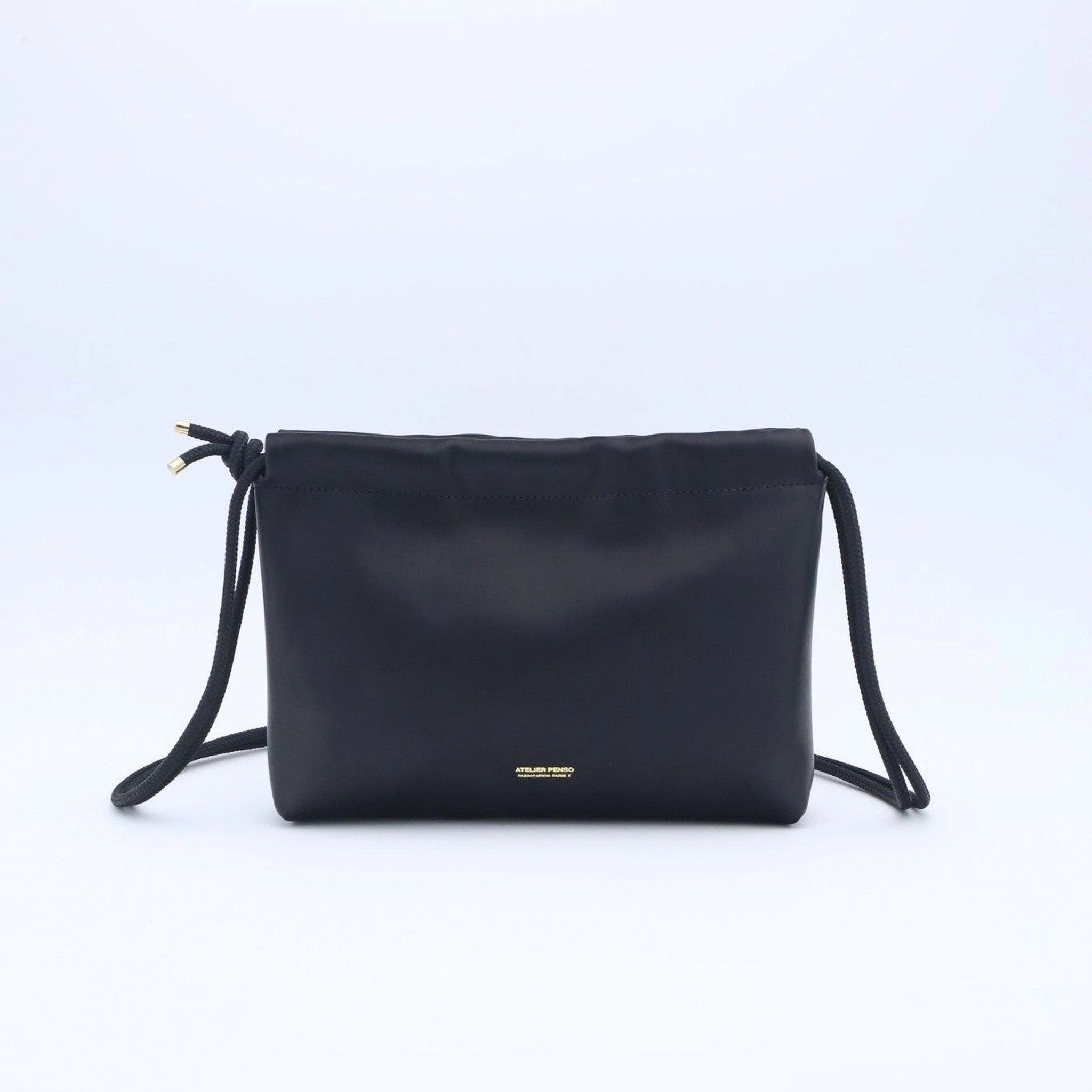 Sac Cuir Crossbody - LUTÈCE - Noir Novonappa