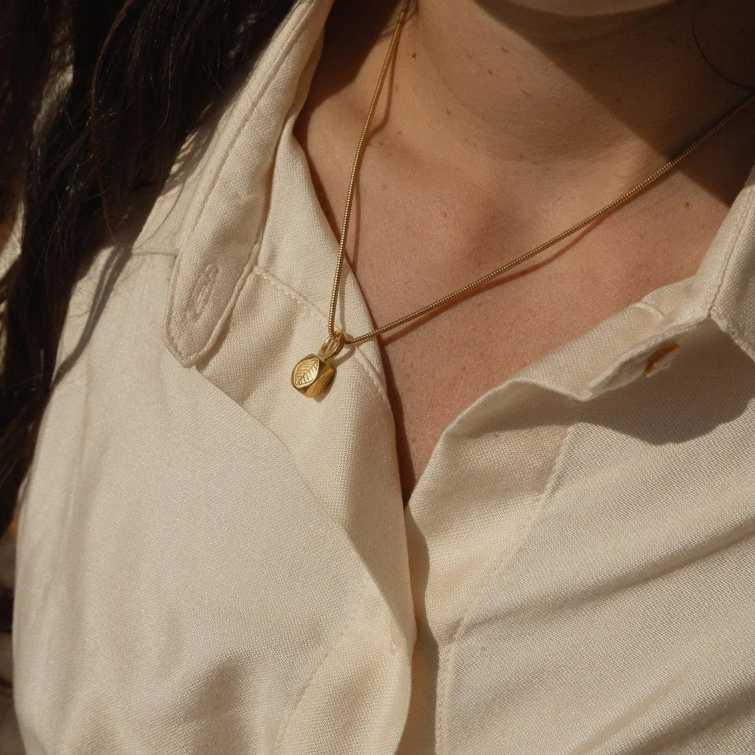 Collier pendentif bourgeon