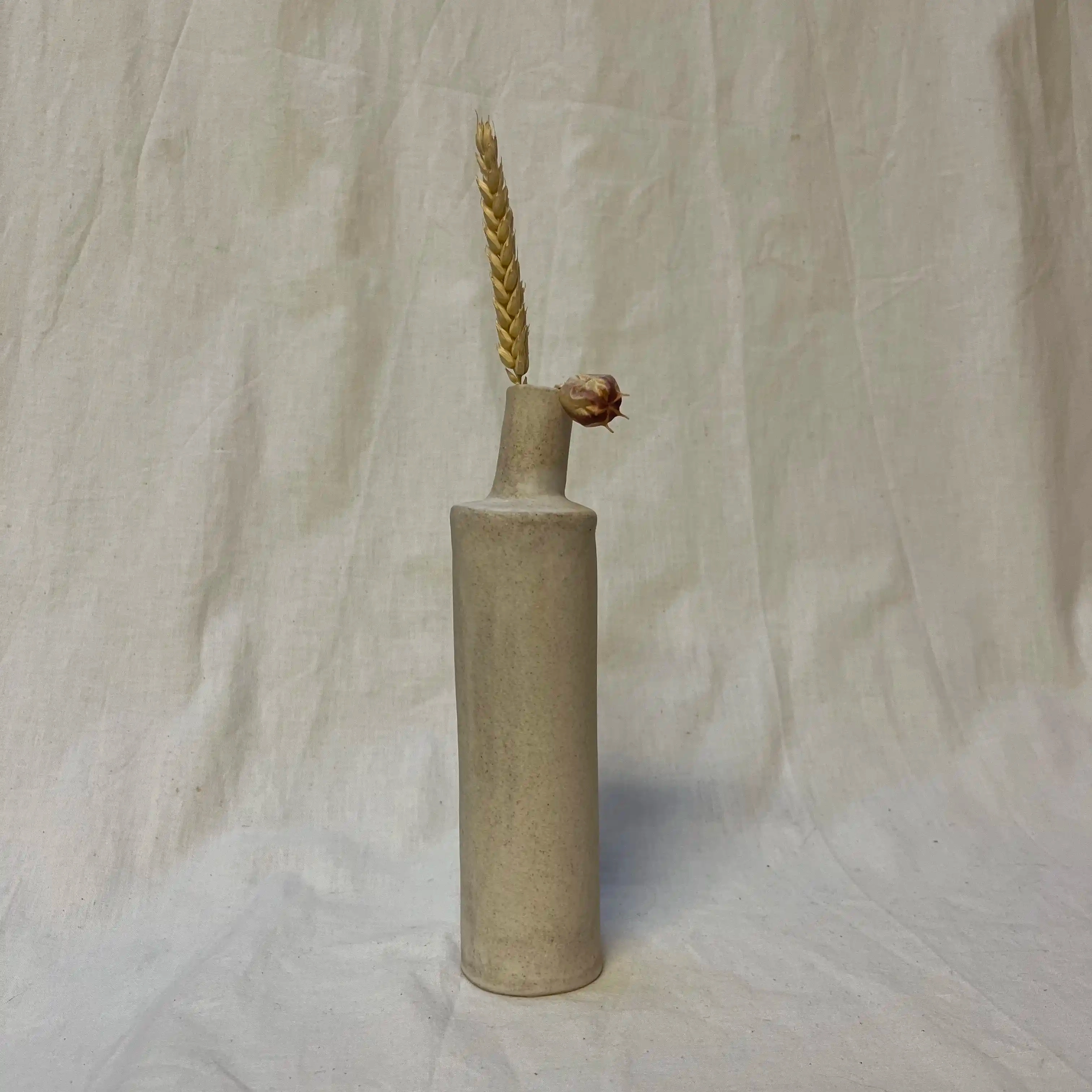 Vase en grès à la plaque