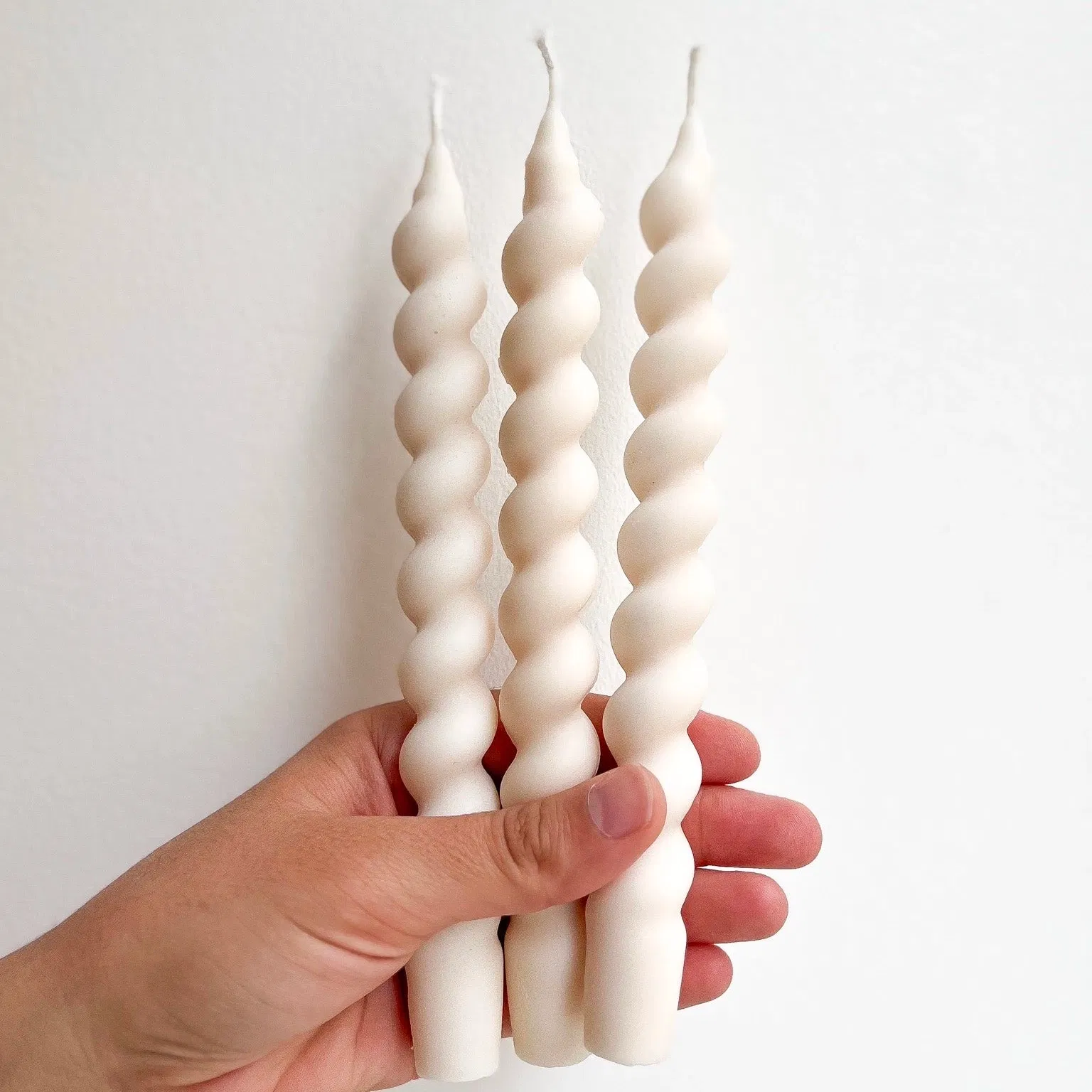 Bougie Chandelle Naturelle - Torsade