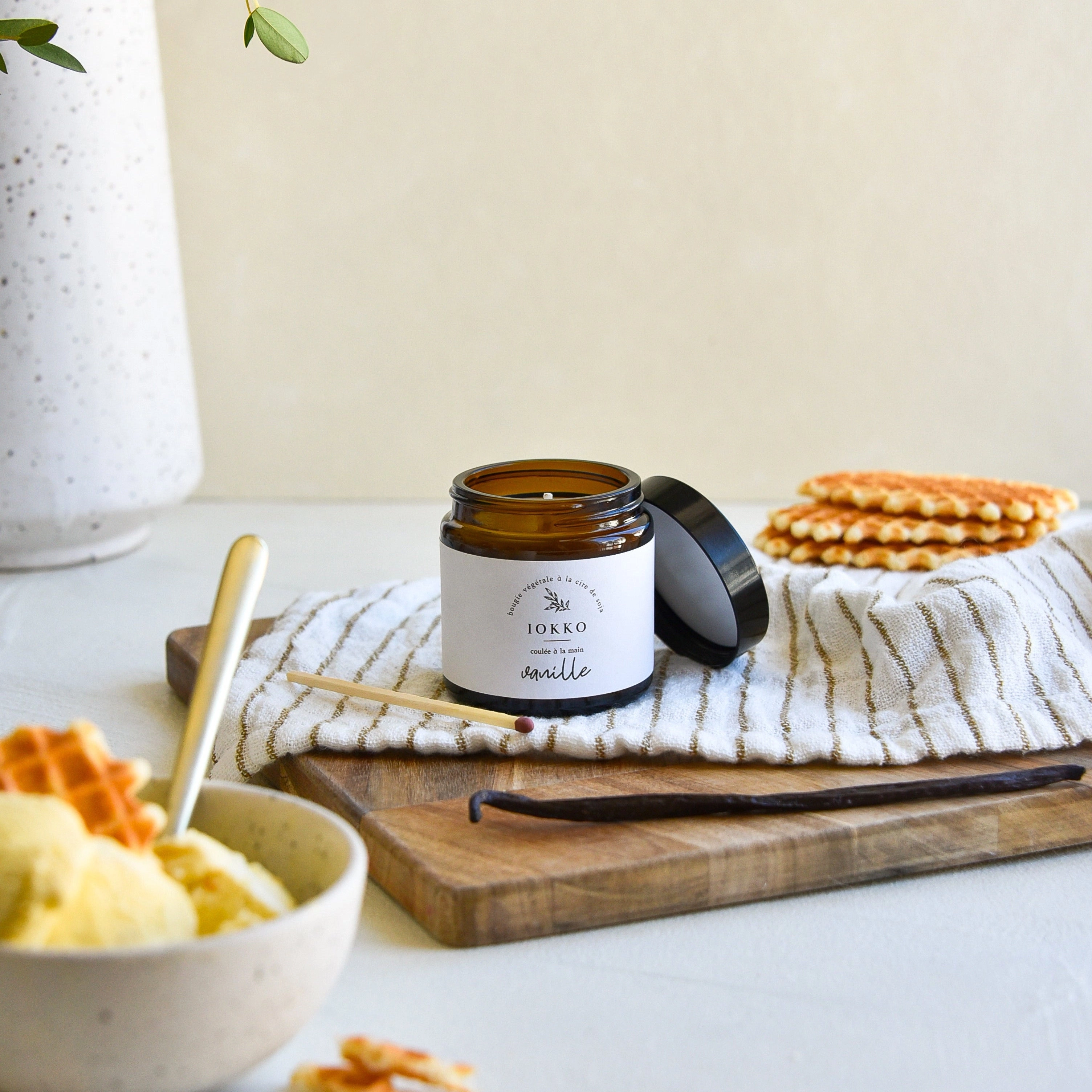 Bougie Parfumée Naturelle Vanille