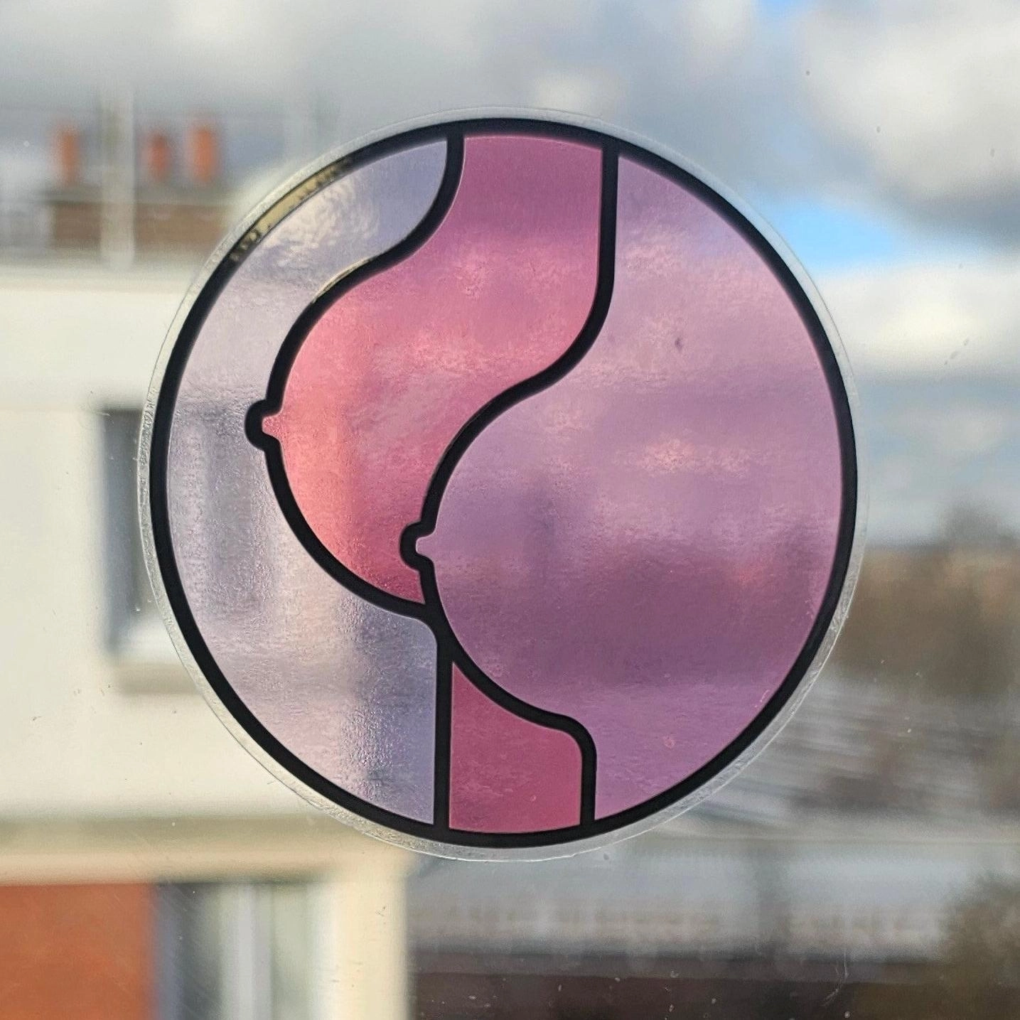 Sticker transparent Boobs