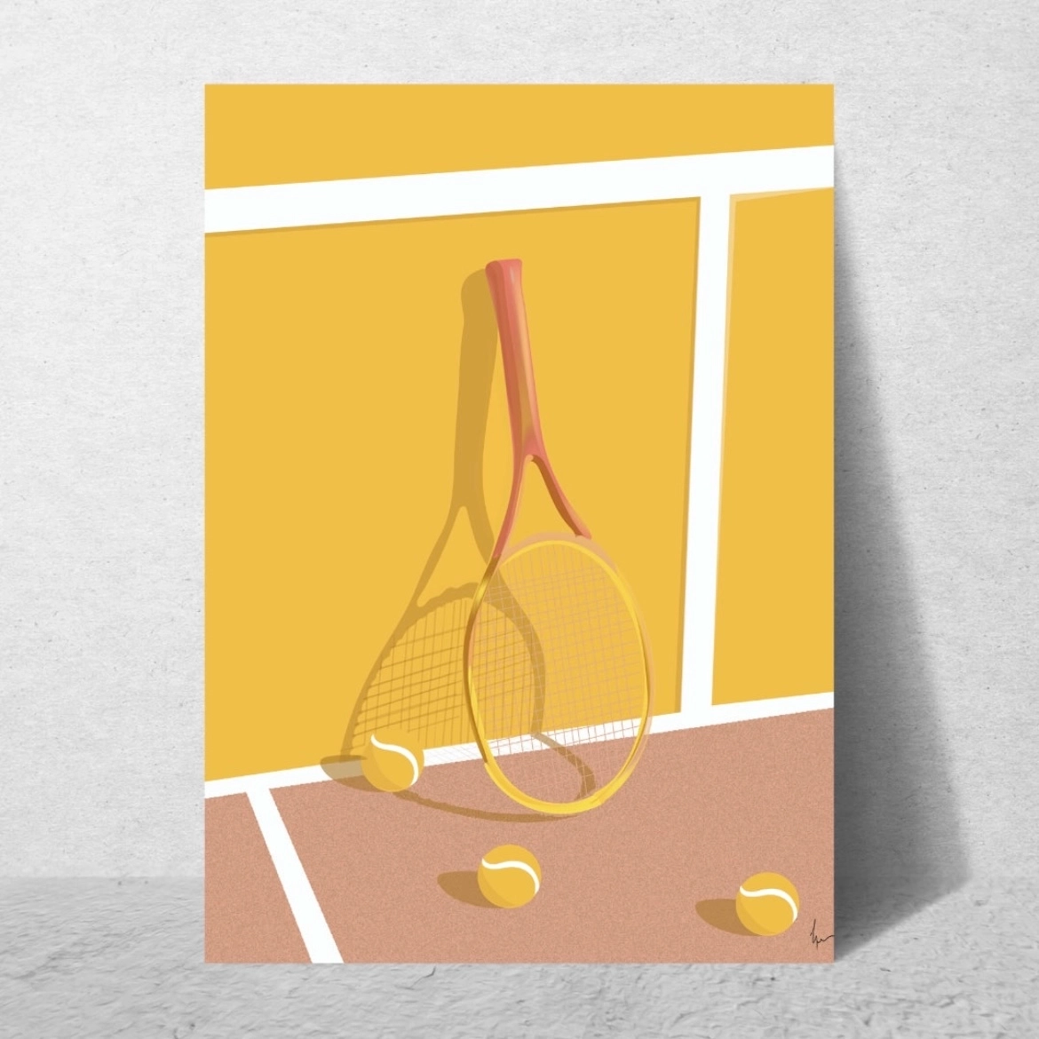 Versionne Jaune - A5 (disponible en version carte postale, A5, 30X40)