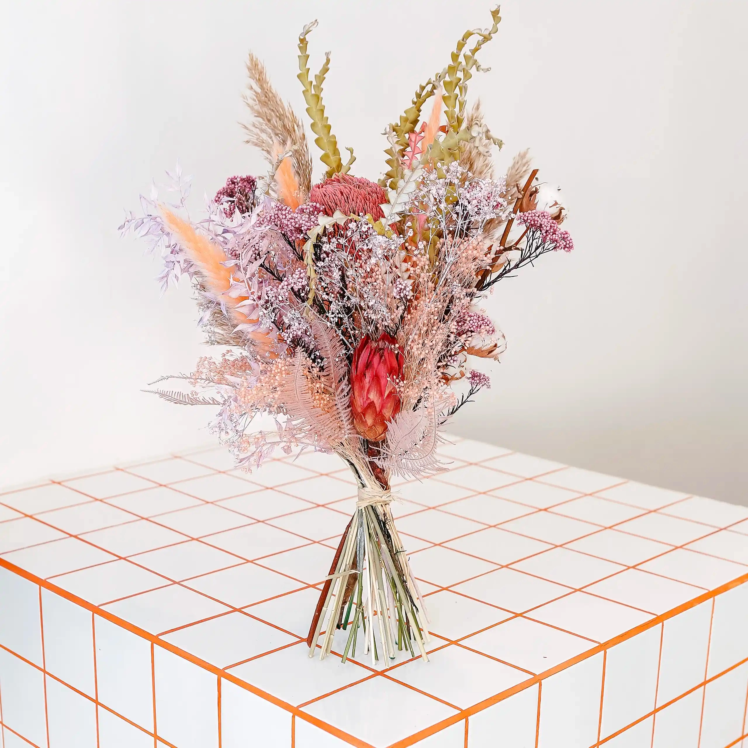 Bouquet de fleurs séchées