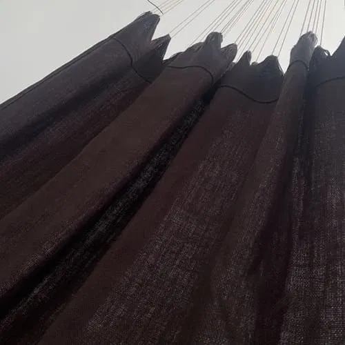Hamac d’intérieur en lin marron : le Tendance