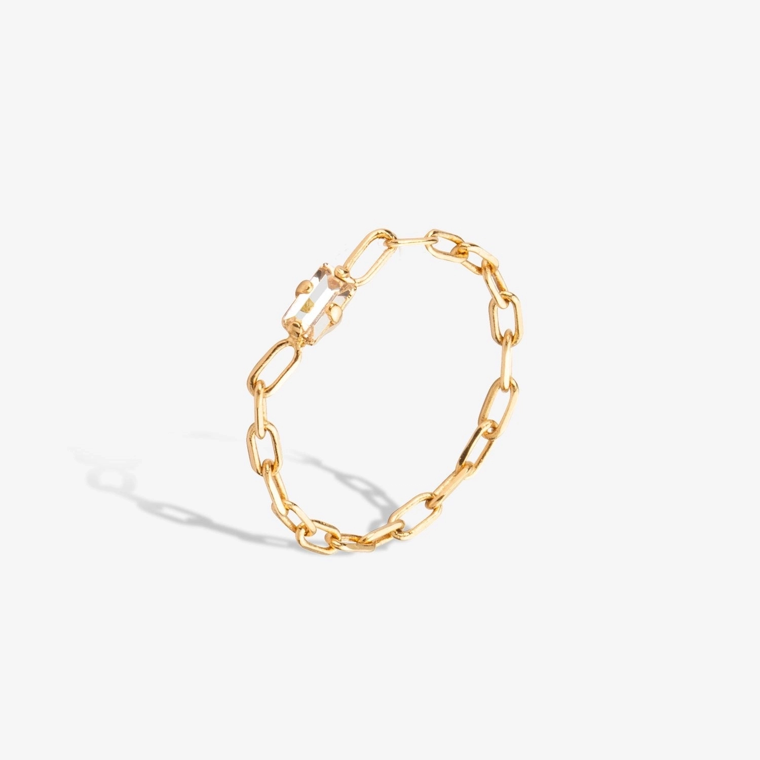 Bague en plaqué or recyclé Aimé