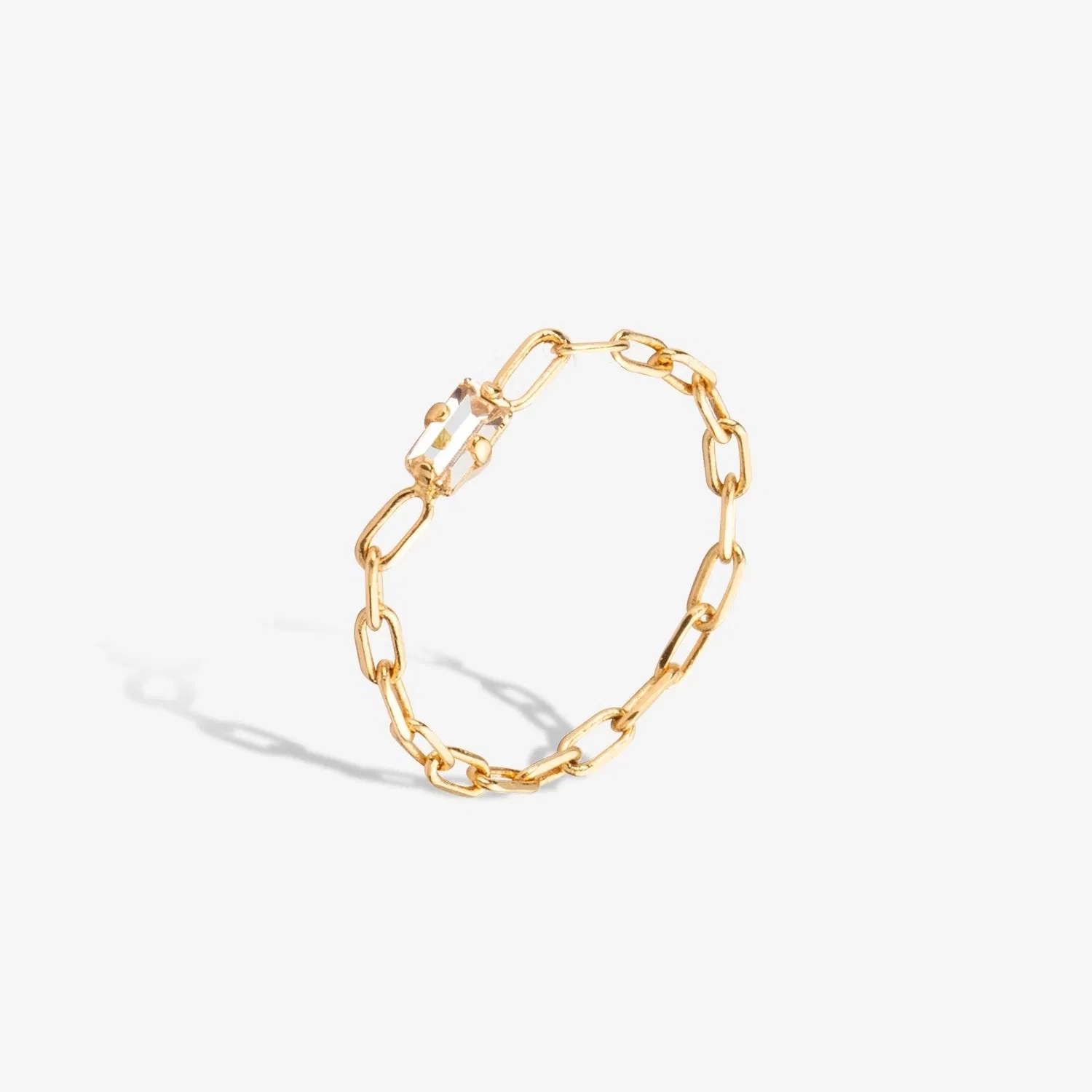 Bague en plaqué or recyclé Aimé