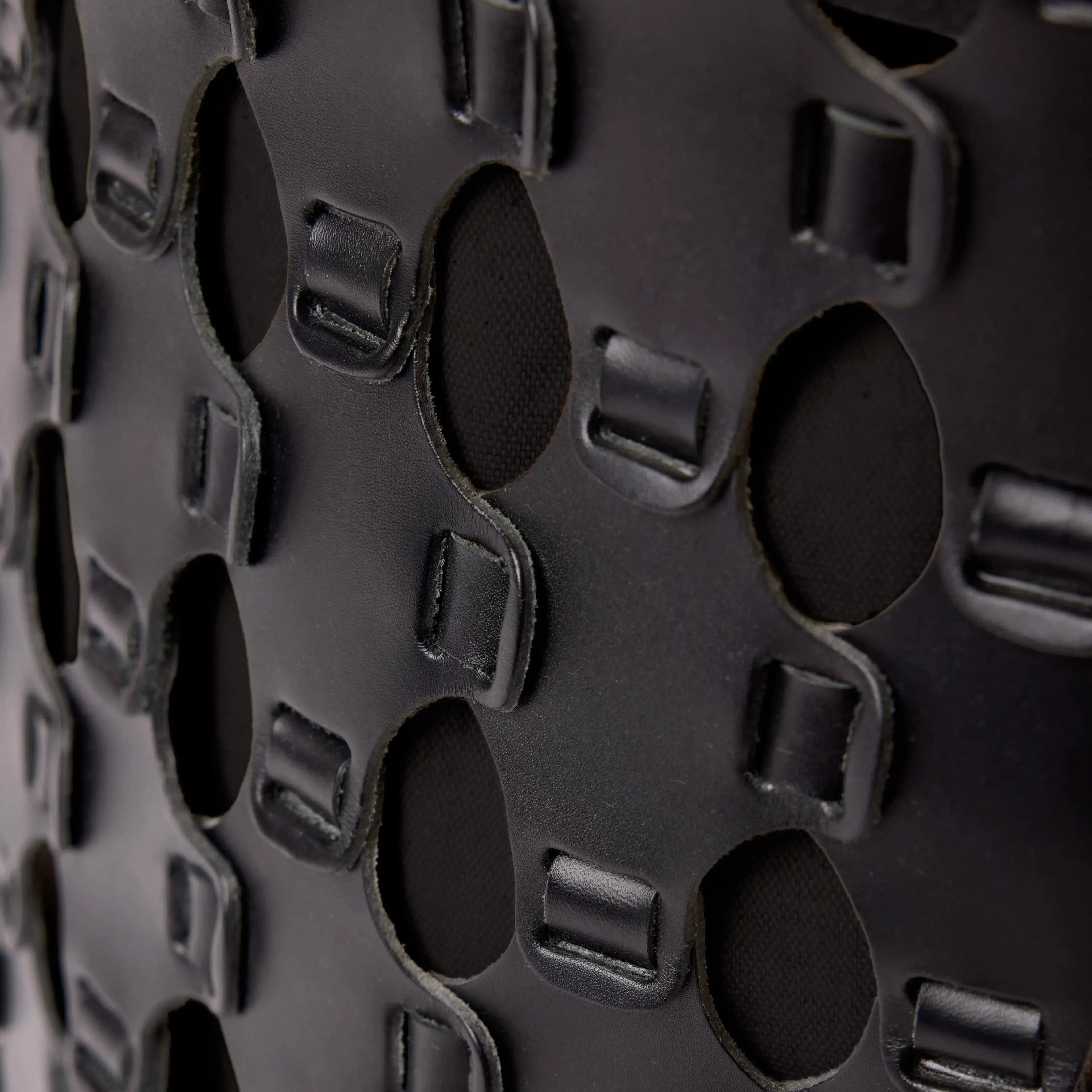 Sac TOTE TRESSÉ CUIR/COTON NOIR