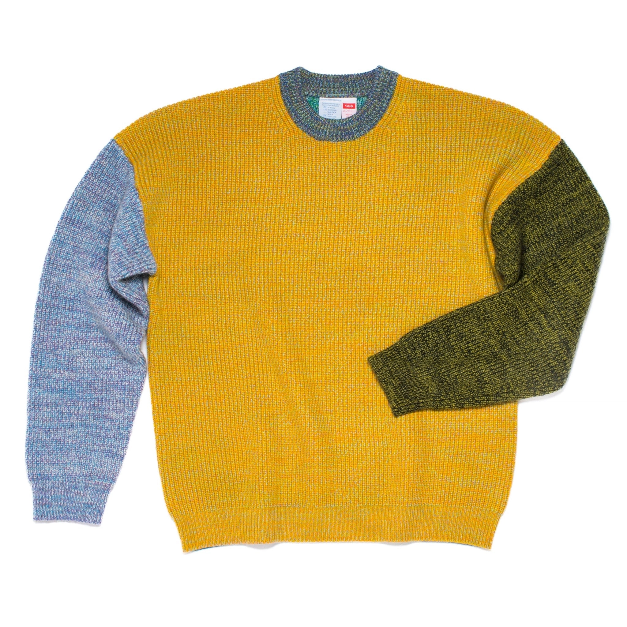 Pull tricoté taille L. ODD est notre pull ras-du-cou classique, parfaitement imparfait.
Sa coupe droite et décontractée est complétée par des épaules tombantes.
Le modèle est défini, mais les couleurs et le fil sont choisis par la roue de la fortune WYP.
Ainsi, chaque pièce est vraiment unique au monde !