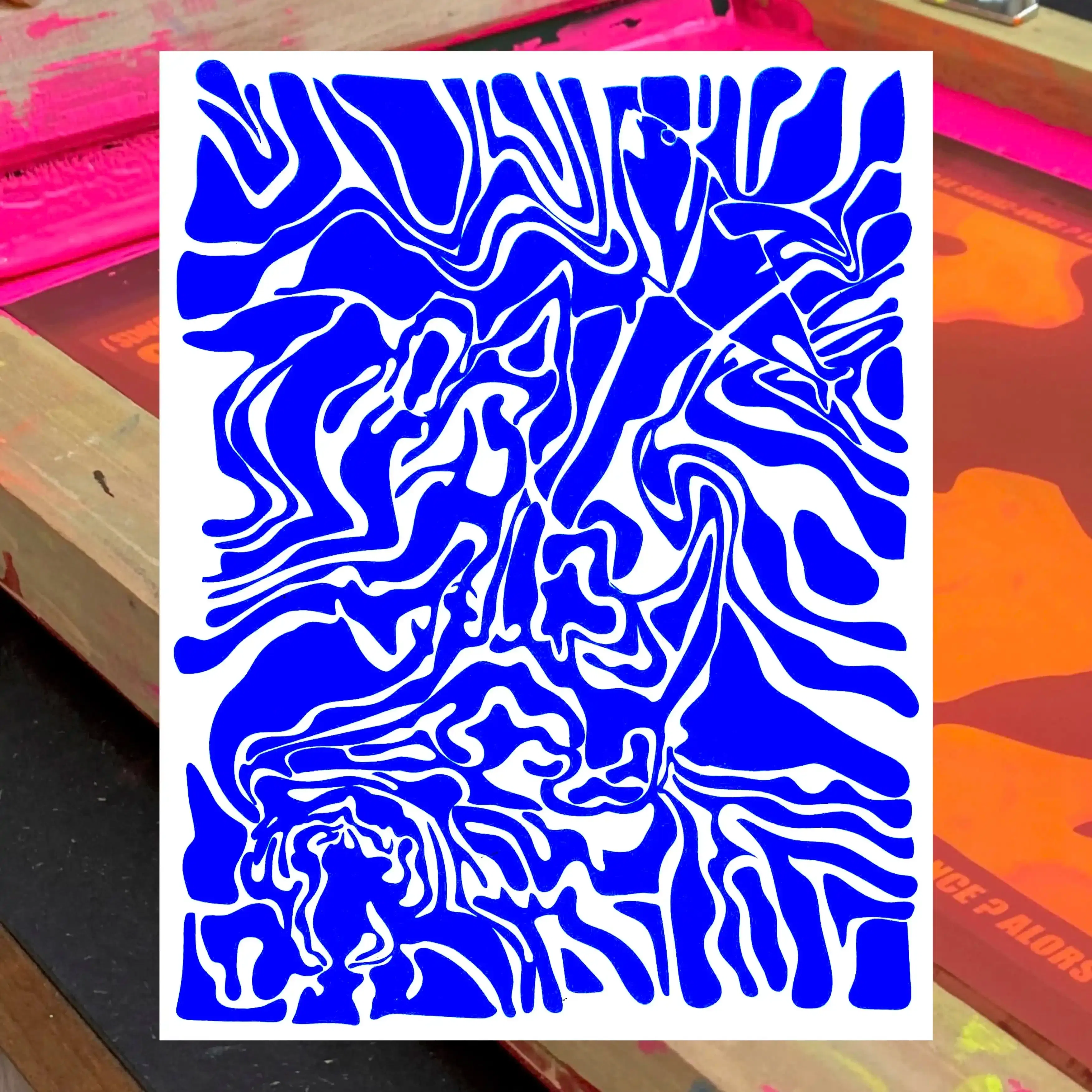 Atelier mobile de sérigraphie pour événements