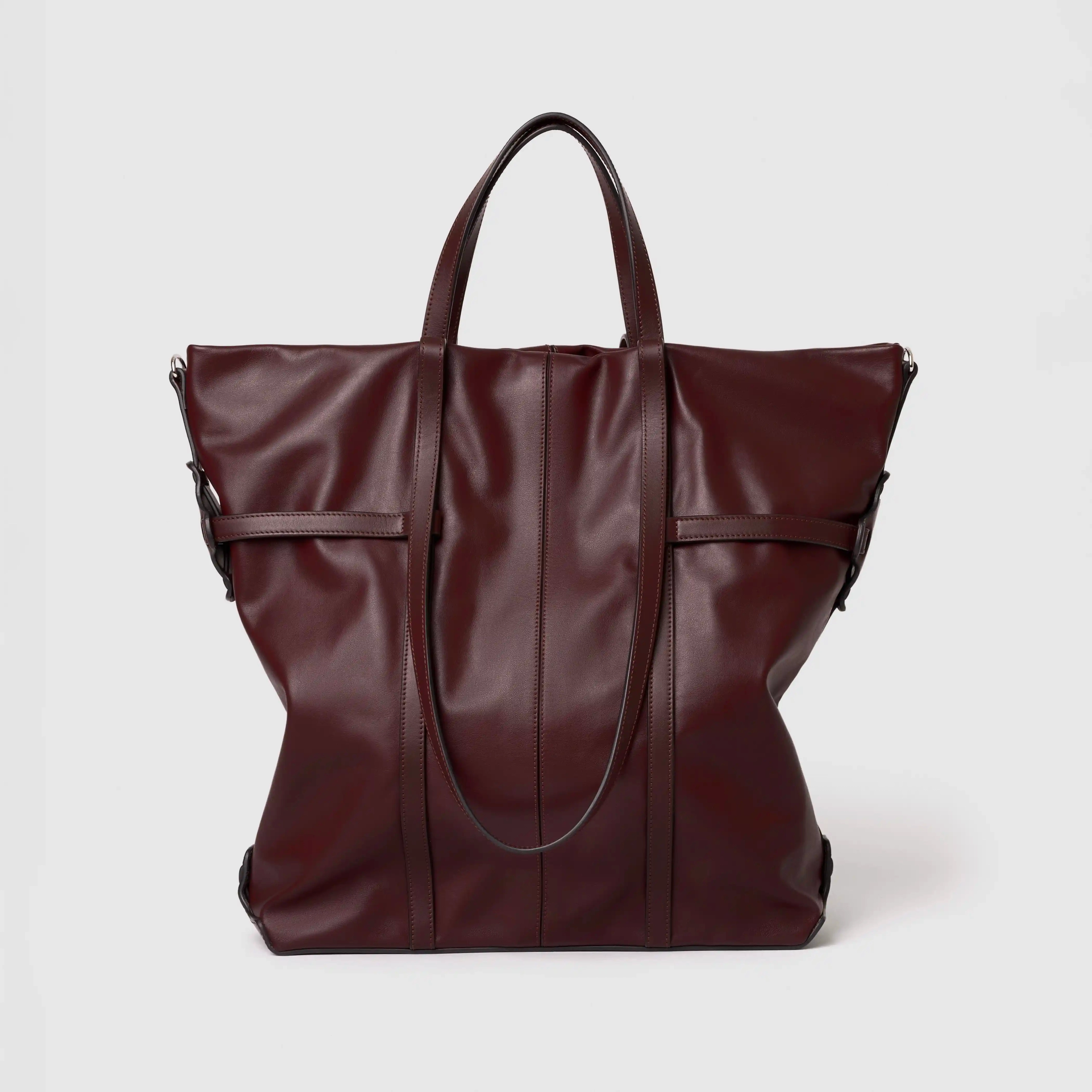Sac Soft Tote Burgundy