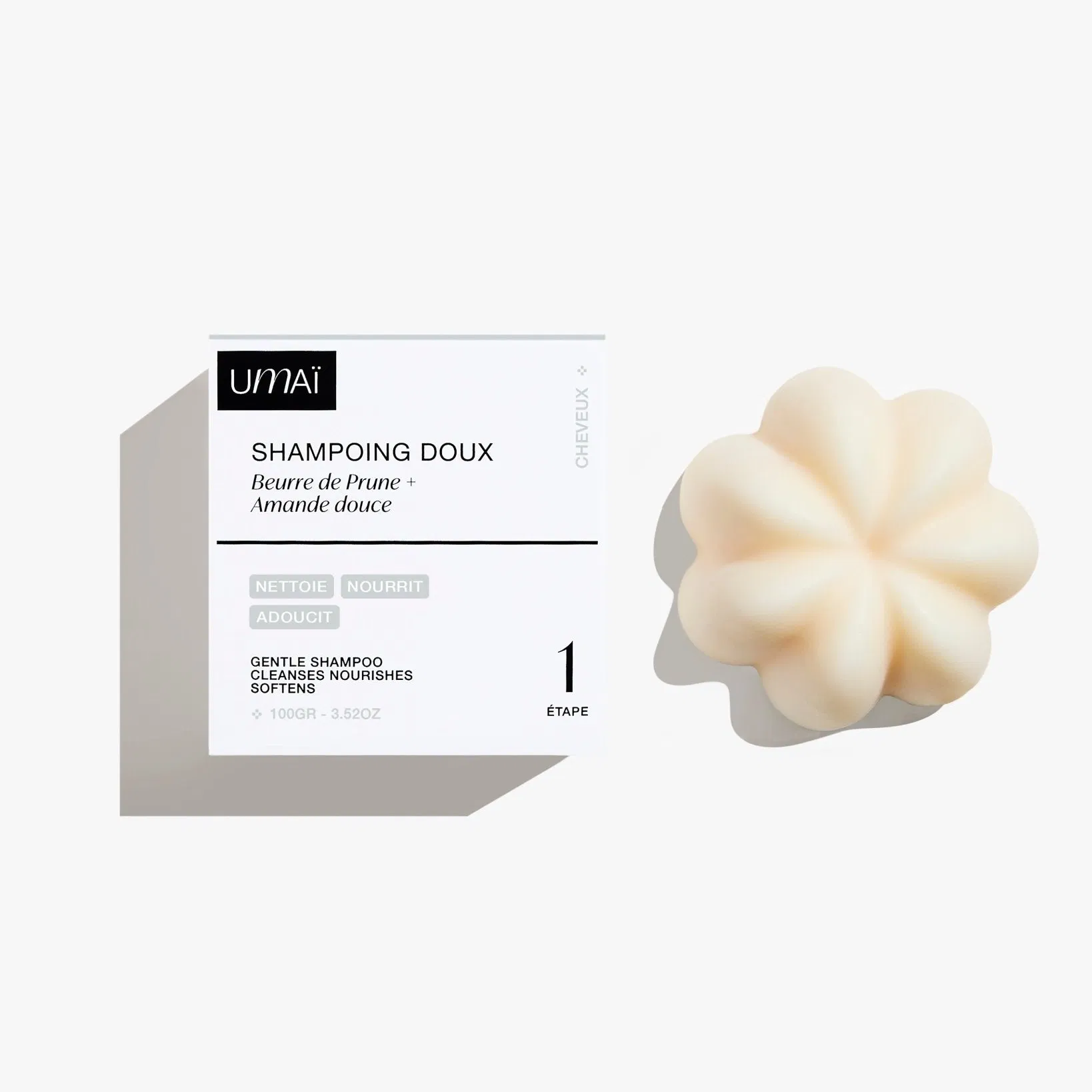 Le shampoing doux - cheveux normaux à secs, cuirs chevelus sensibles