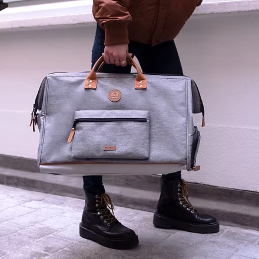 CABAIA - Duffle Bag New-York Gris clair