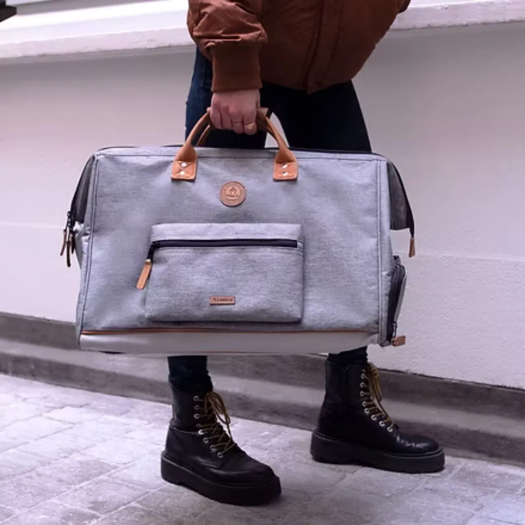 CABAIA - Duffle Bag New-York Gris clair