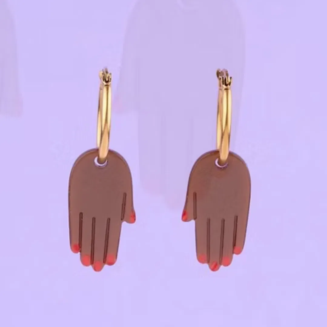 COUCOU SUZETTE - MAINS NOIRES Boucles d'oreilles