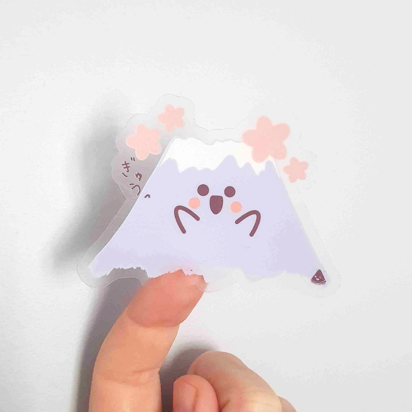 Sticker illustré Happy Fuji