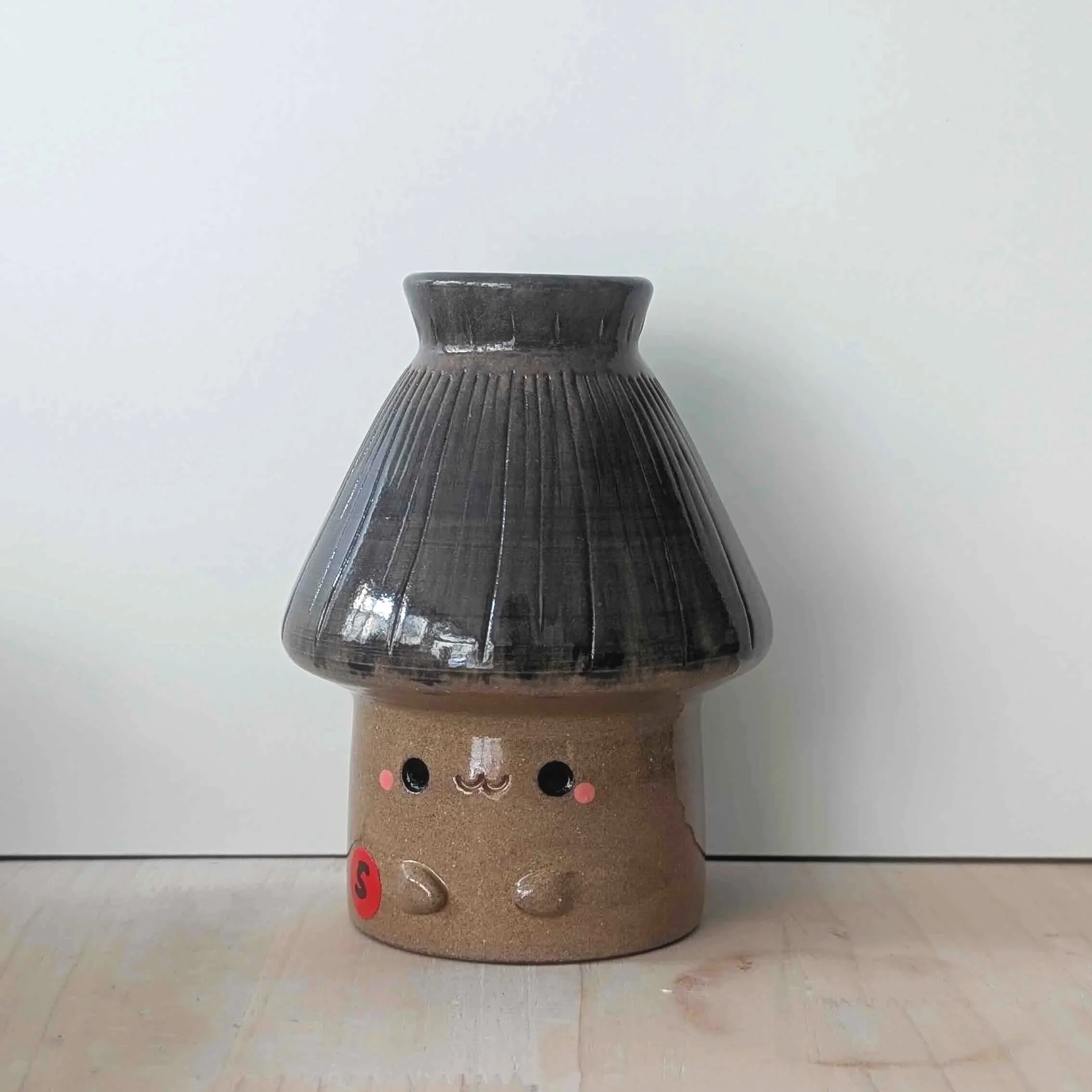 Soliflore Maison japonaise en céramique n°5