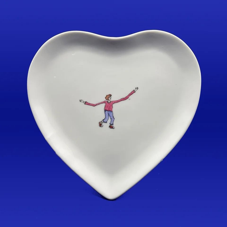 Assiette en porcelaine - 15 cm Pièce unique peinte à la main